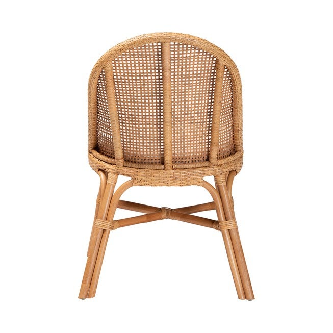 Daniela Bohemian Light Honey Rattan Dining Chair, LIGHT, alternate image number null