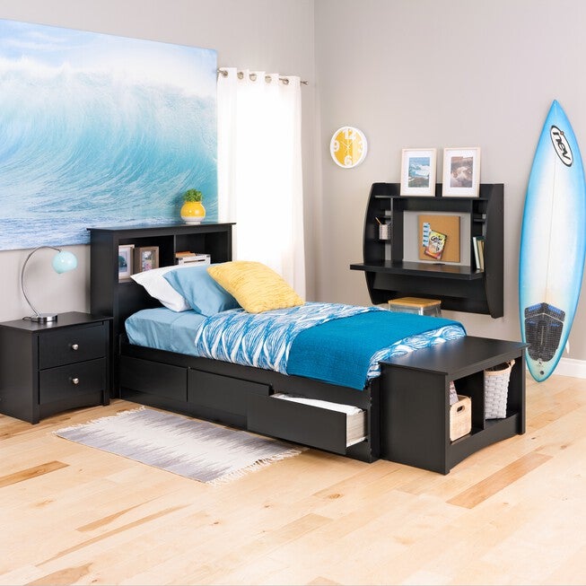 Twin Bookcase Headboard, , alternate image number null