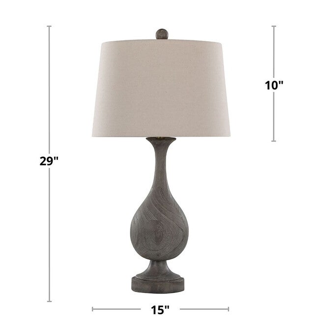 Cipolla Poly 29 inches Polyresin Table Lamp - Set Of 2, , alternate image number null