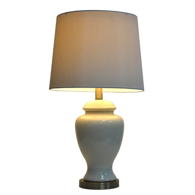 24 inches Cream Ceramic Table Lamp, , on-hover image number null