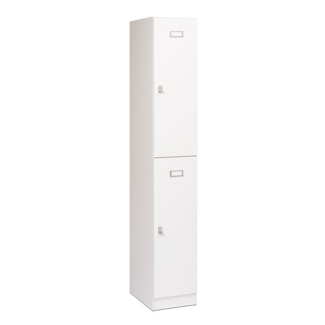 Elite Double Tier Locker, White, WHITE, hi-res image number 0