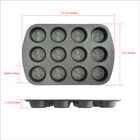12 Cup Non Stick Metal Muffin Pan, , alternate image number null