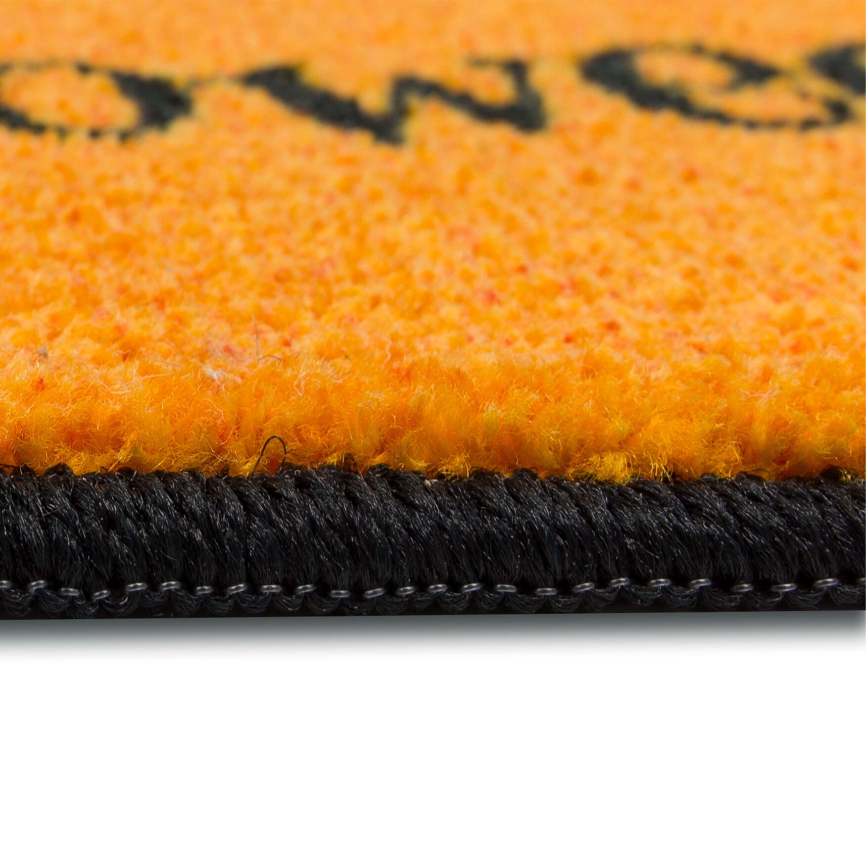 Happy Cat Orange Kitchen Rug, , alternate image number 4