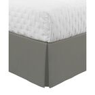 Luxury Hotel Classic Tailored 14" Drop Silver Bed Skirt, SILVER, hi-res image number null