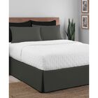 Luxury Hotel Classic Tailored 14" Drop Grey Bed Skirt, GREY, hi-res image number null
