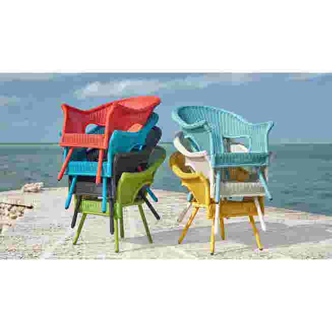 Brylane Roma Rocker Roma All-Weather Wicker Collection | Brylane Home
