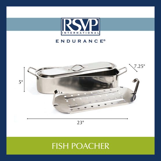 Fish Poacher Pan, 20", , alternate image number null