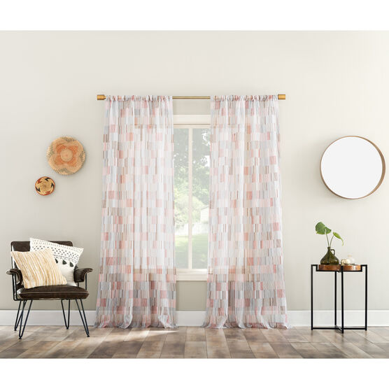 Colby Textured Sheer Panel, MULTI, hi-res image number null