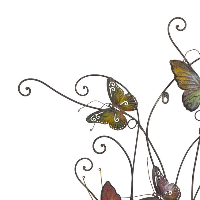 Brown Metal Eclectic Wall Decor, , alternate image number null