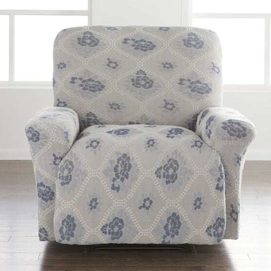 Floral Stretch Recliner Slipcover, Floral Stretch Recliner Slipcover,