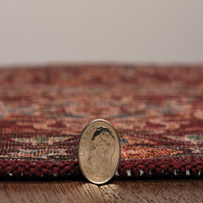 Washable Neil Garnet/Ivory Rug, , alternate image number 2