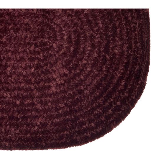Better Trends Chenille Solid Braid Collection Reversible Indoor Area Utility Rug in Vibrant Colors, Runner, , alternate image number null