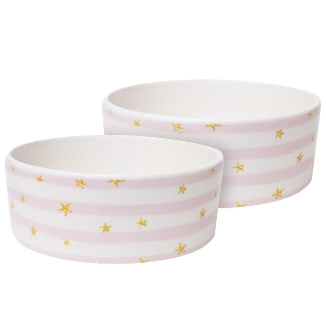 Set Of Two Izzie Medium Pet Dog Bowls, ASSORTED, hi-res image number 0