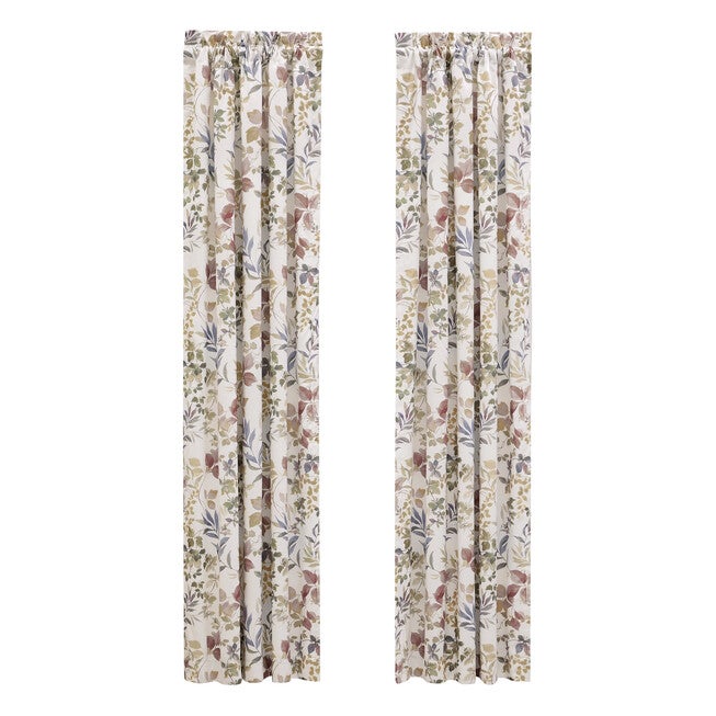 Rosewood 84 Inch Window Panel Pair, ROSE, alternate image number null