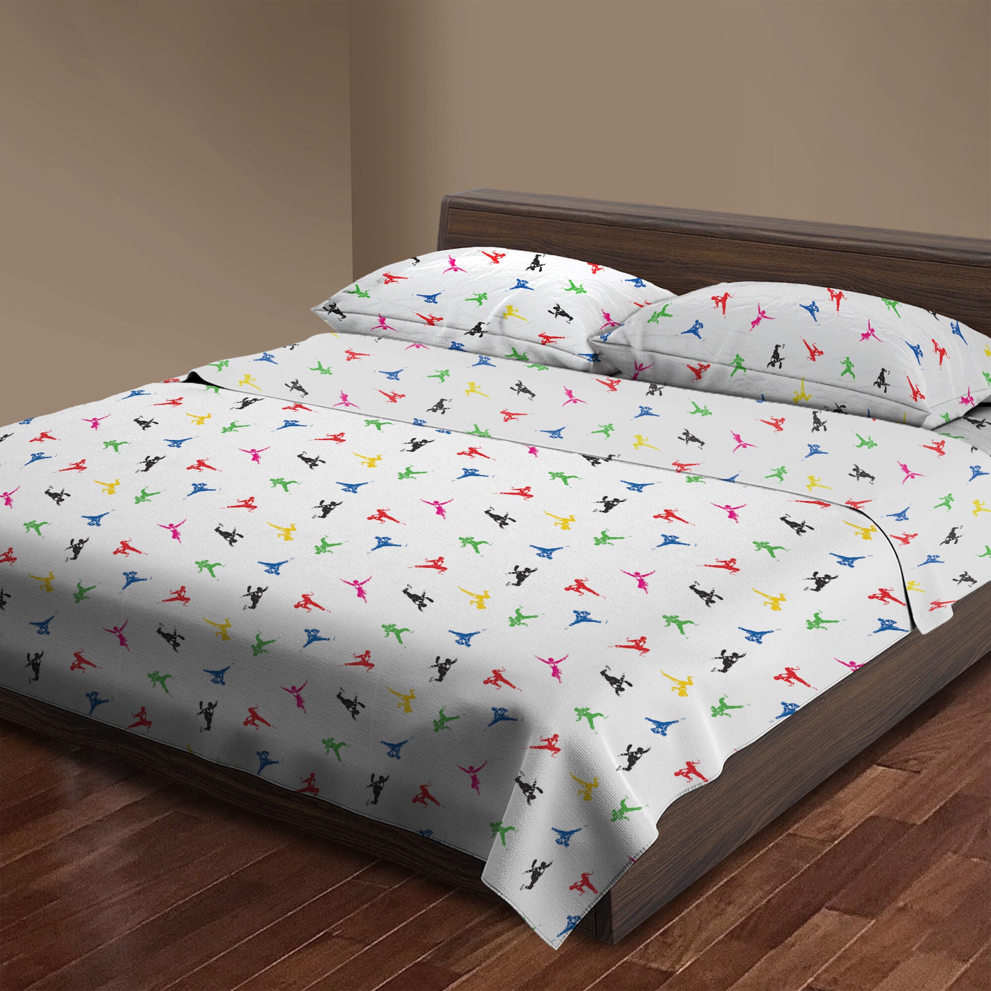 Power Rangers 4 Piece Full Sheet Set