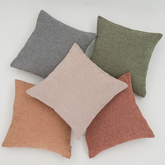 NEA WOVEN PIN STRIPES PILLOW, , alternate image number null