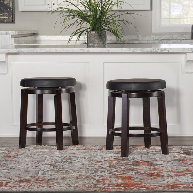 Melchoir Black 24 Inches Counter Stool, , alternate image number null