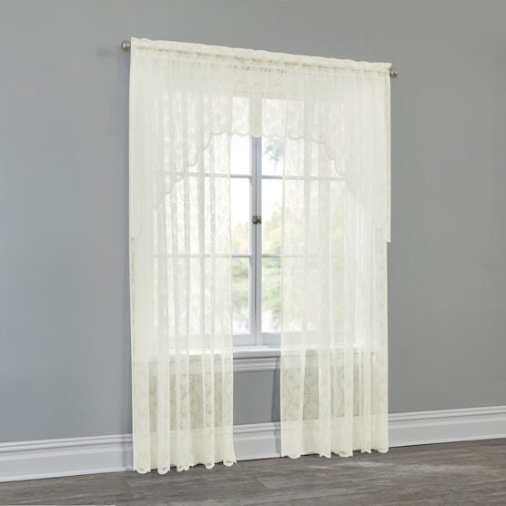 Scarlett Floral Lace Rod-Pocket Panel, 