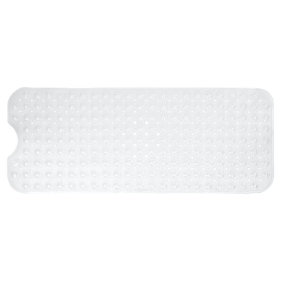 Jumbo Non-Slip Bath Tub and Shower Mat, Clear, CLEAR, hi-res image number null