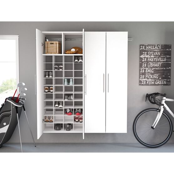 HangUps Shoe Storage, White, WHITE, hi-res image number null