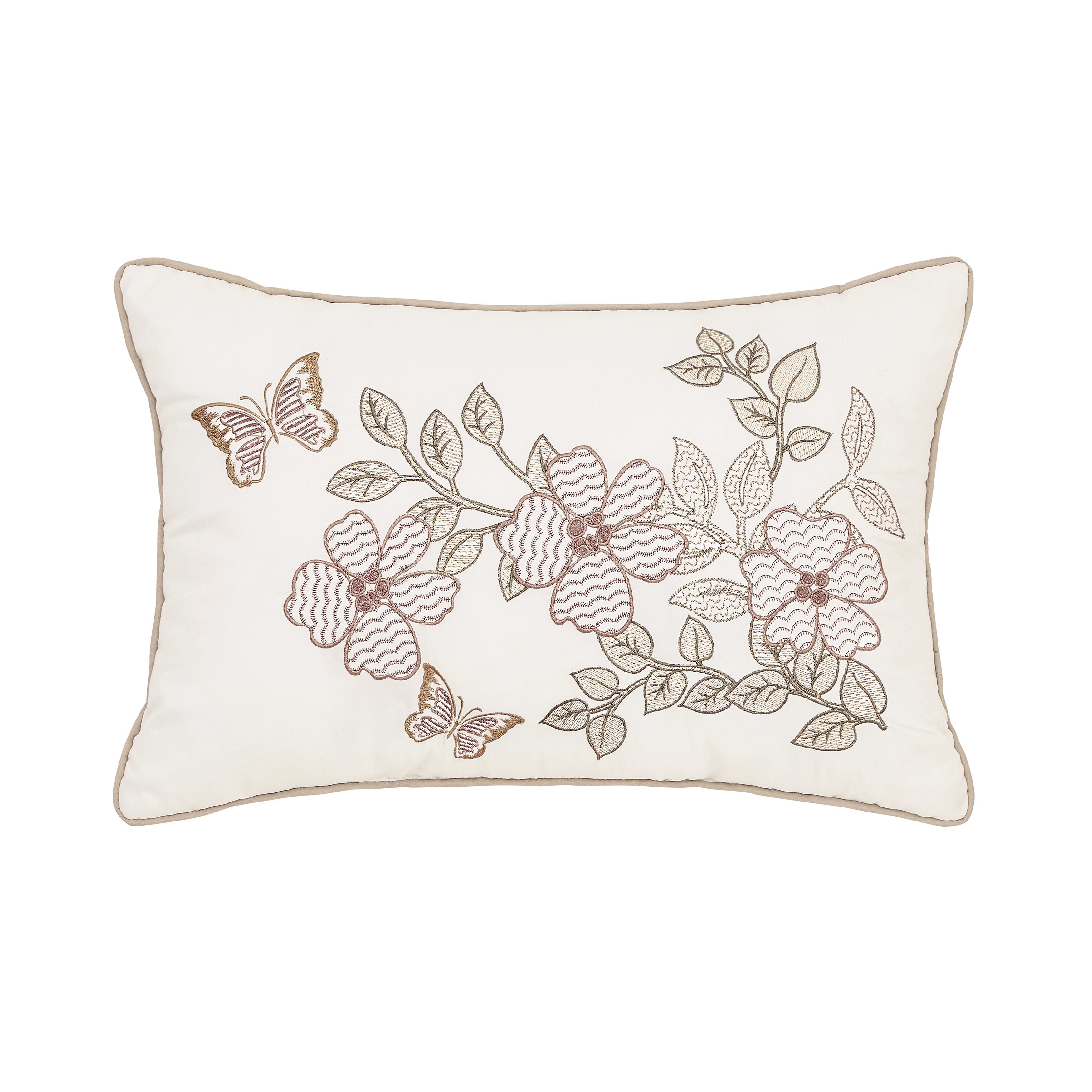 Rosewood Boudoir Decorative Throw Pillow, ROSE, hi-res image number 0