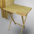 5pcs Tray Table Set-Natural, , alternate image number null