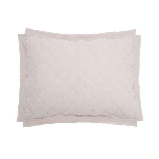 Harper Diamond Quilt Solid Sham , Harper Diamond Quilt Solid Sham ,
