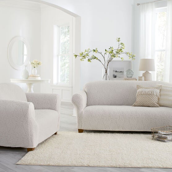 Bh Studio Ikat Stretch Sofa Slipcover