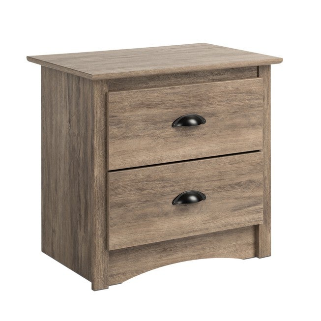 Salt Spring 2-Drawer Night Stand in Drifted Gray, GRAY, hi-res image number null