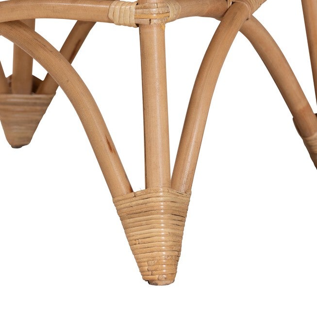Elani Modern Bohemian Natural Rattan Coffee Table, , alternate image number null