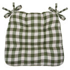Buffalo Check Tufted Chair Seat Cushions Set of Two, , alternate image number null