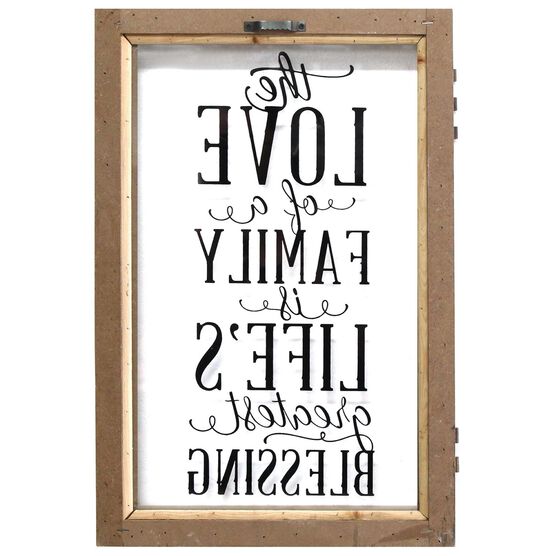 Life's Blessings Printed Glass Decor, , alternate image number null