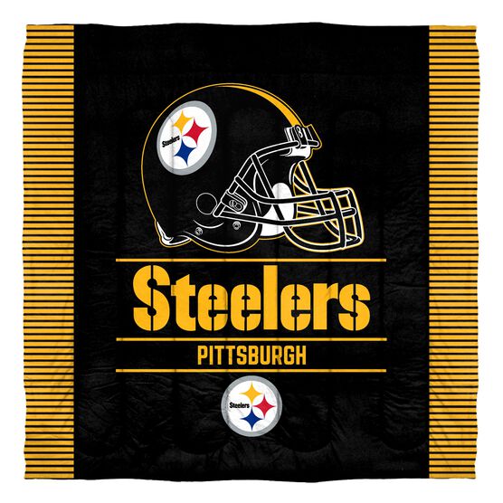 COMFORTER SET DRAFT-STEELERS, , on-hover image number null