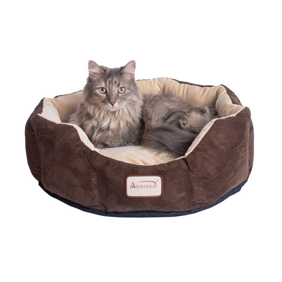 Cozy Pet Bed, Mocha/Beige For Cats And Extra Small Dogs, BEIGE MOCHA, hi-res image number null