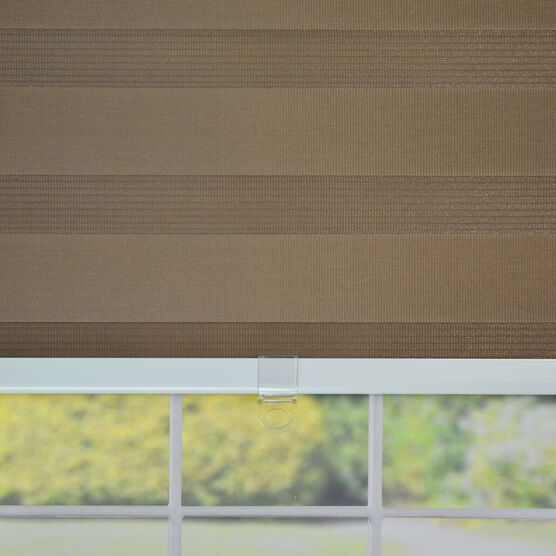 Cordless Zebra Slimline Privacy Window Shade Window, , alternate image number null