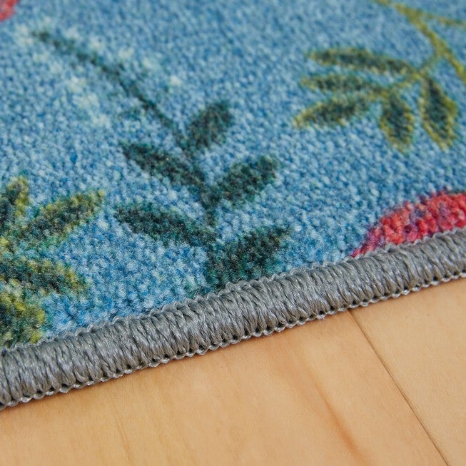 Hello Spring Blue Kitchen Rug, , alternate image number 2