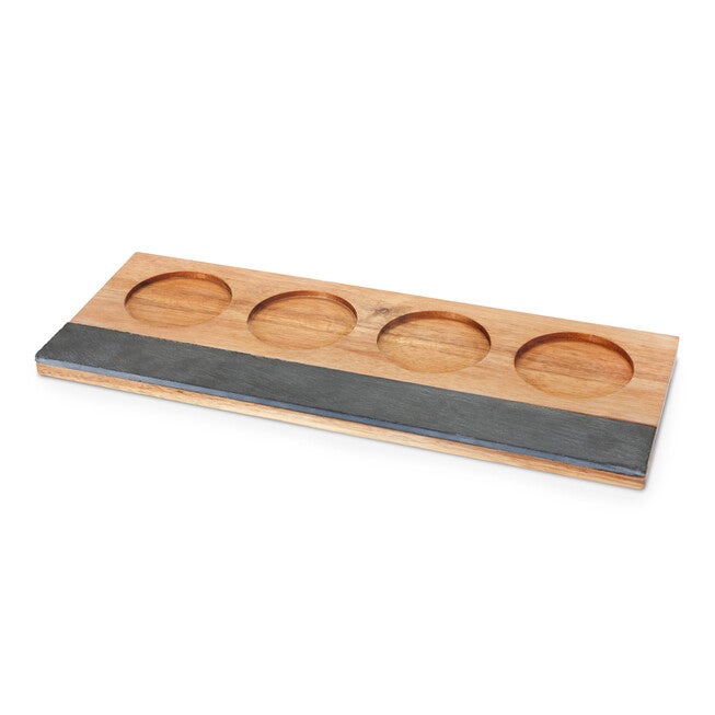 Acacia Wood Wine Flight Board, , alternate image number null