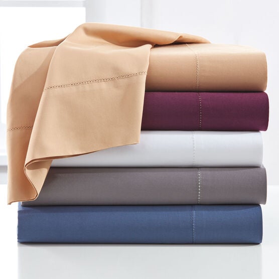 500-TC. Cotton 4-Pc. Solid Sheet Set, 500-TC. Cotton 4-Pc. Solid Sheet Set,