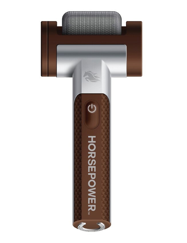 Horsepower™ Giddy Up™ Bristle-Free Grill Brush, BROWN, hi-res image number null