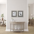 Gray Black Leaves Framed Wall Décor, Set Of 2, , on-hover image number null