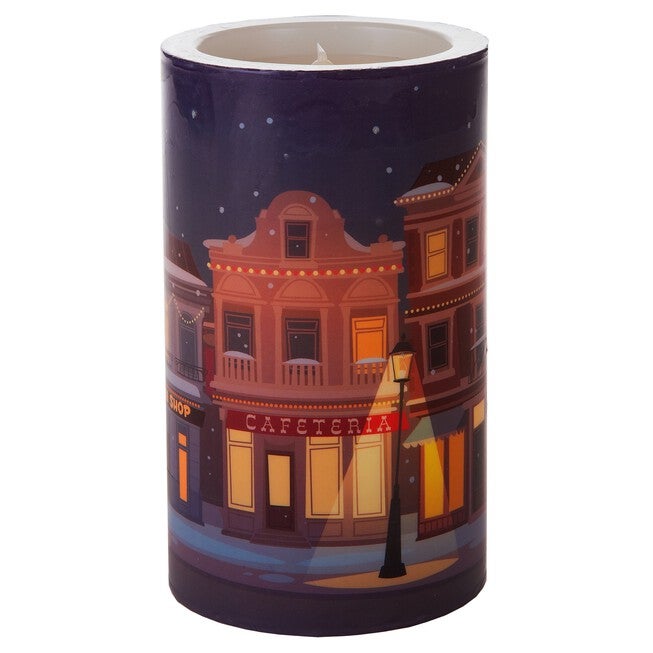 Main Street Fiber Optic & LED Candle, MULTI, hi-res image number null