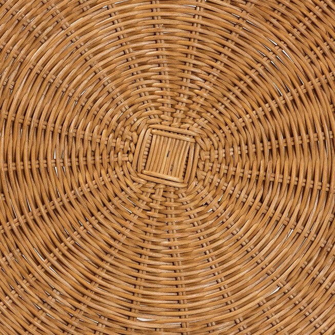 Jayana Natural Rattan Round End Table, LIGHT HONEY, alternate image number 6