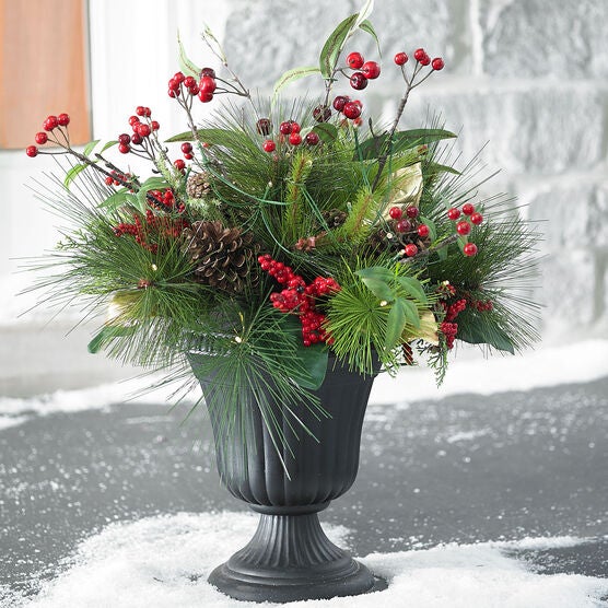 Winter Berry Urn Arrangement, MULTI Winter Berry Urn Arrangement, MULTI