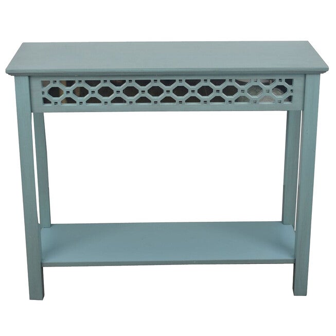 Mirrored Console Table, ANTIQUE BLUE, hi-res image number null