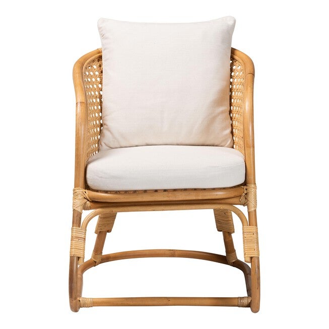 Niko Bohemian Light Honey Rattan Arm Chair, LIGHT, alternate image number null