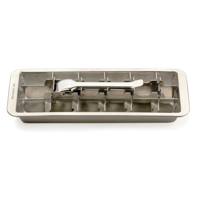 Stainless Steel Ice Cube Tray, GRAY, hi-res image number 0