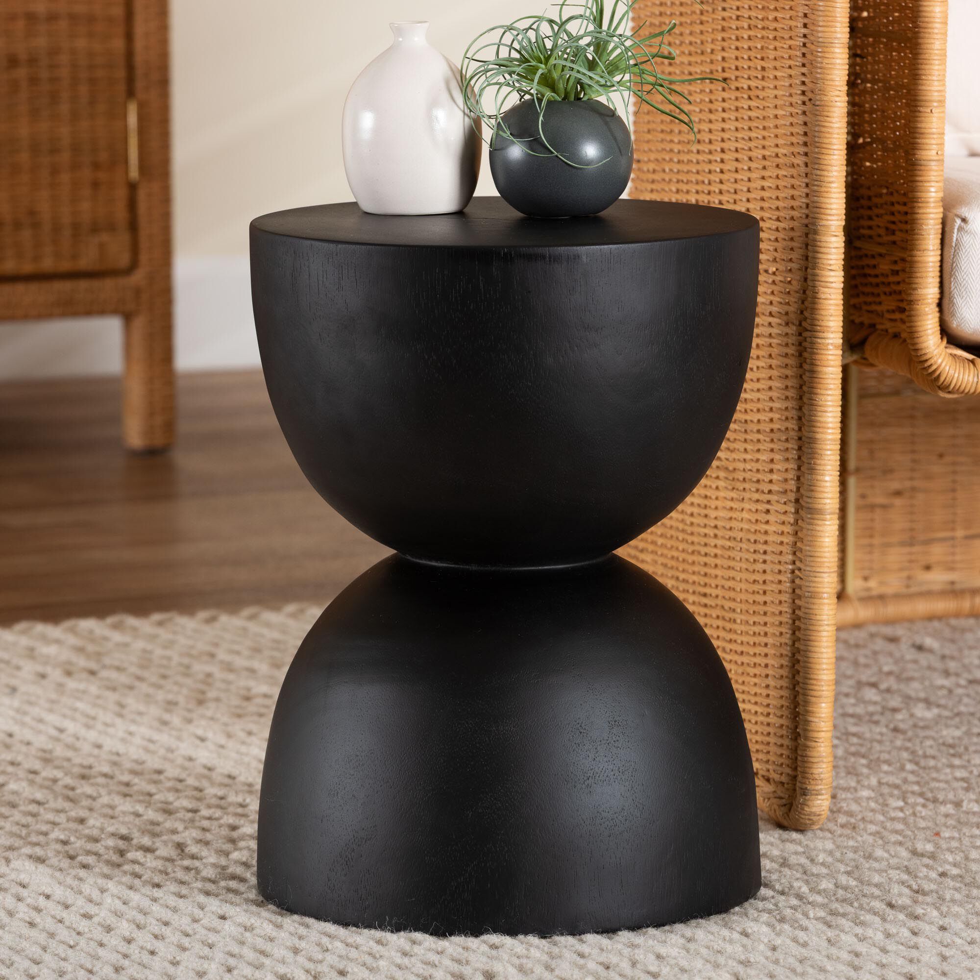 Nomiki Solid Suar Wood Side Table