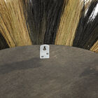Black Boho Style Sea Grass Wall Mirror, , alternate image number null