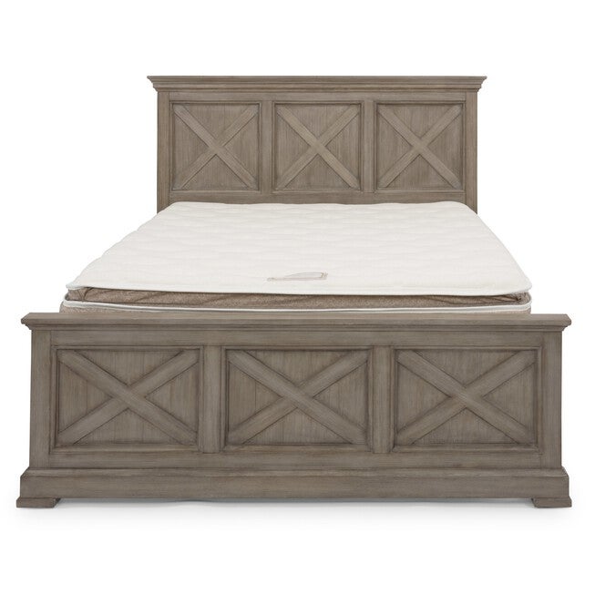 Mountain Lodge Gray Queen Bed, GRAY, hi-res image number null