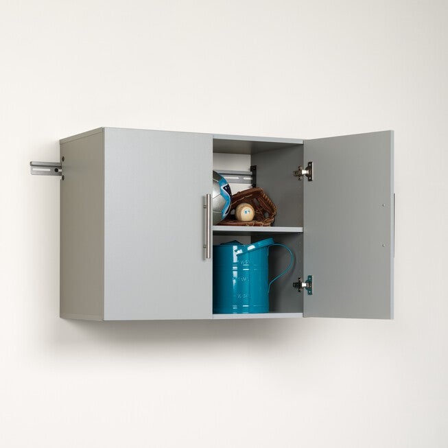 HangUps 30 inches Upper Storage Cabinet, Light Gray, , on-hover image number null